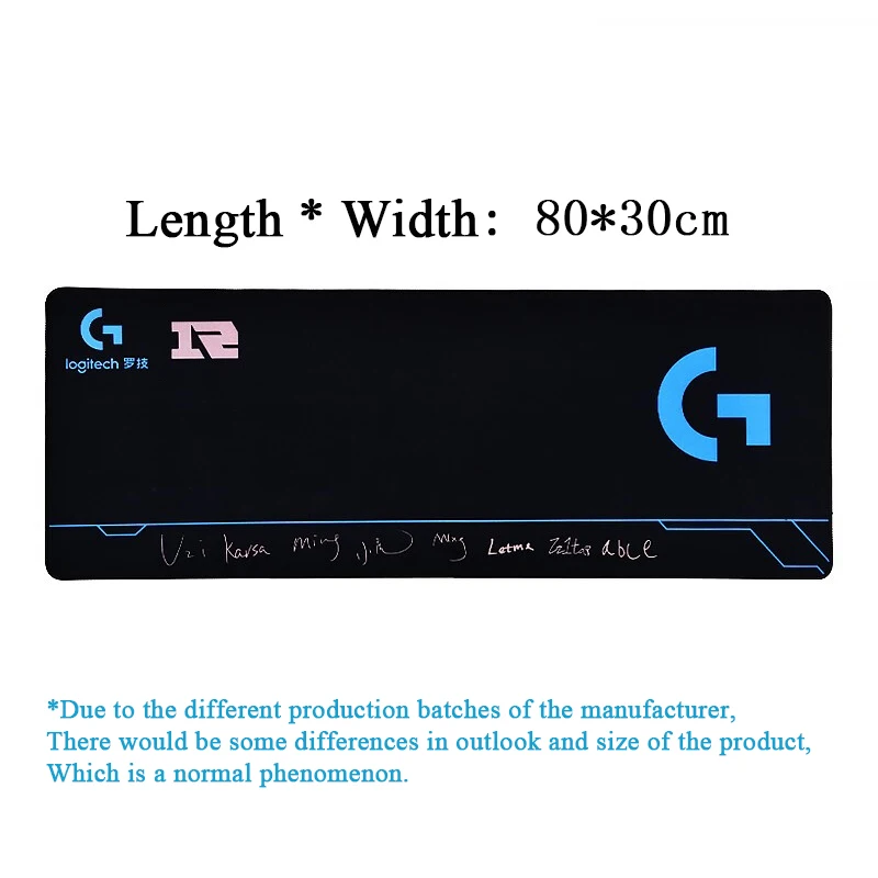 Игровой коврик для мыши Logitech большого размера RNG Singature настраиваемый Коврик Для