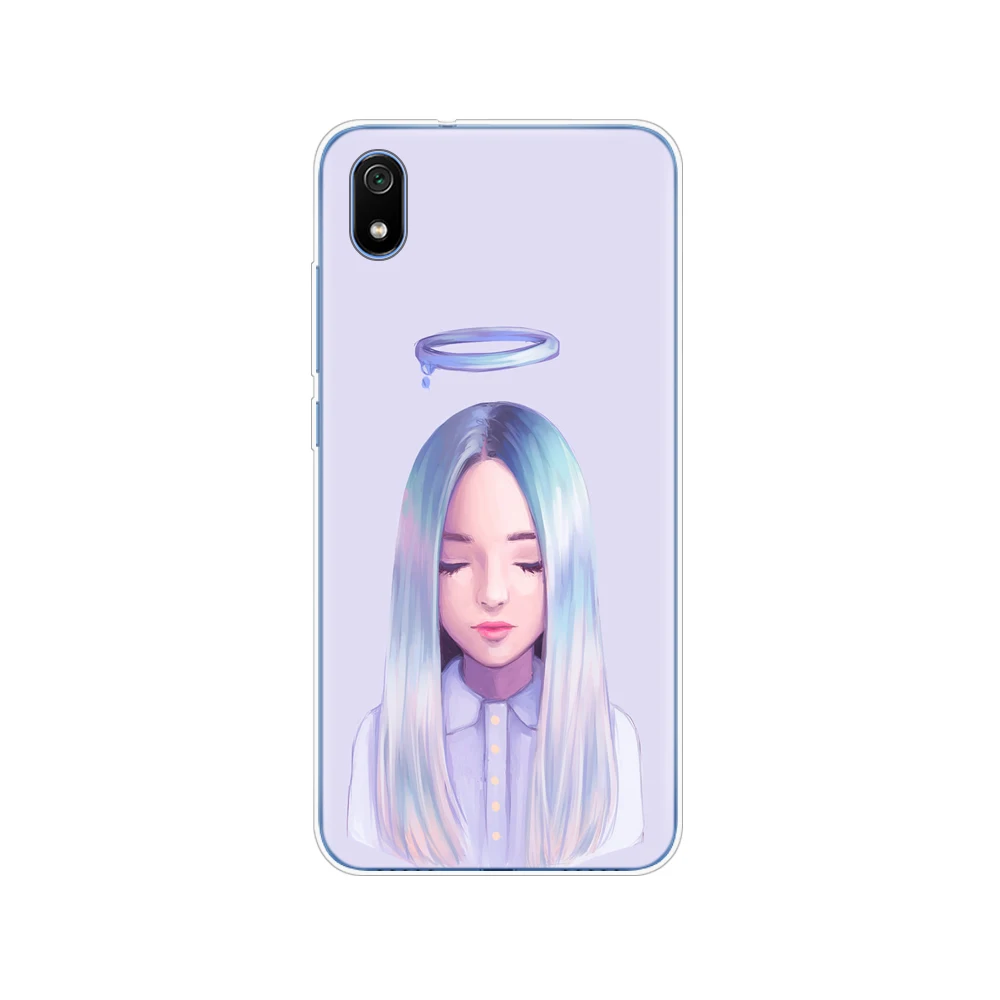 34525 Для xiaomi redmi 7a чехол бампер полная Защита силиконовый мягкий ТПУ задняя крышка на redmi 7 a coque hongmi 7a окрашенные оболочки сумки - Цвет: 34525
