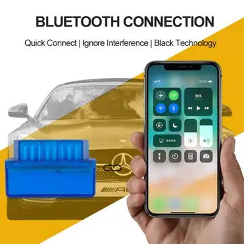 

New OBD V2.1 Mini ELM327 OBD2 Bluetooth 4.0 Auto Scanner OBDII 2 ELM 327 Car Tester Diagnostic Tool For Android Windows IOS