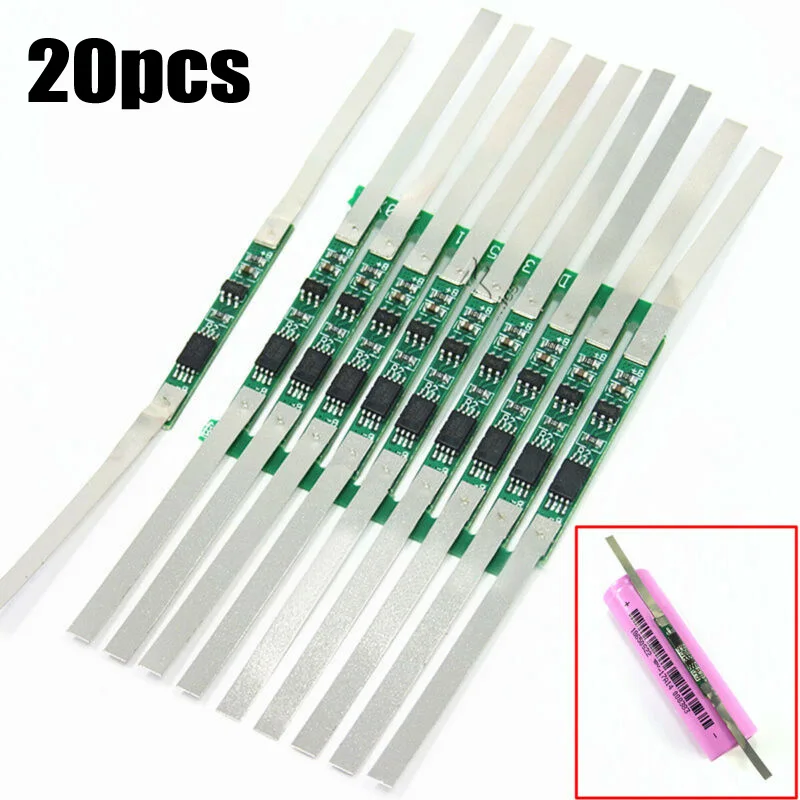 

10/20/50/100pcs 3A BMS Protection Board For 1S 3.7V 18650 Li-Ion Lithium Battery