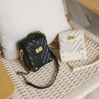 

V Lingge Mini Bag Mobile Phone Bag 2020 New Chain Messenger Bag