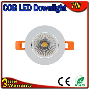 

10PCS/Lot Samsung Chip 3 Years Warranty 7W LED Downlight COB LED Down Light Dimmable Recessed Ceiling Bulb Spot Lighting Lamp