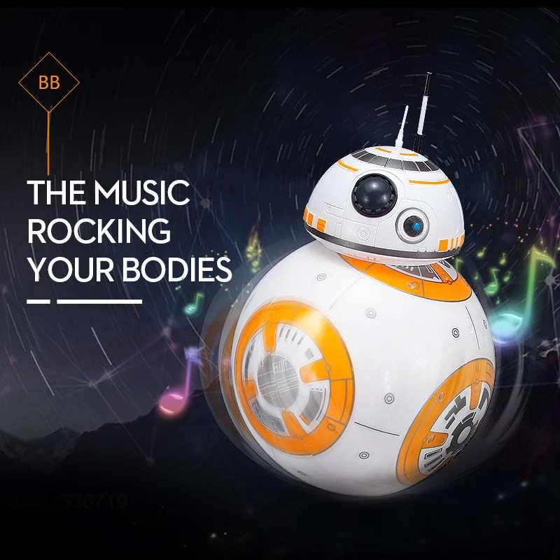 Robot Toys Intelligent Star War Upgrade RC BB8 With Sound Action Figure Gift BB-8 Ball Robot 2.4G Remote Control Toys For Child