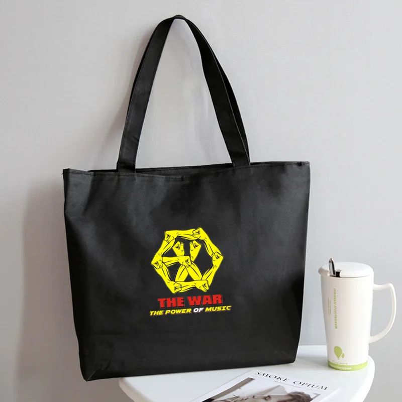 Kpop EXO модная холлщовая сумка EXO элегантный дизайн сумка для шопинга на плечо сумка K-pop EXO вентиляторы подарки, Прямая поставка - Цвет: 03