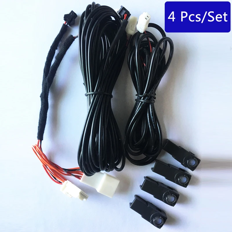 QHCP LED Car Atmosphere Lights Soles Ambient Mood Lamp Interior Decorative Foot Light Fit For Toyota Camry 2018 Auto Accessories