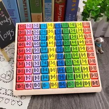 Montessori Educational Wooden Toys Multiplication Table Kids Montessori Math Toy Arithmetic Teaching Aids for Kids