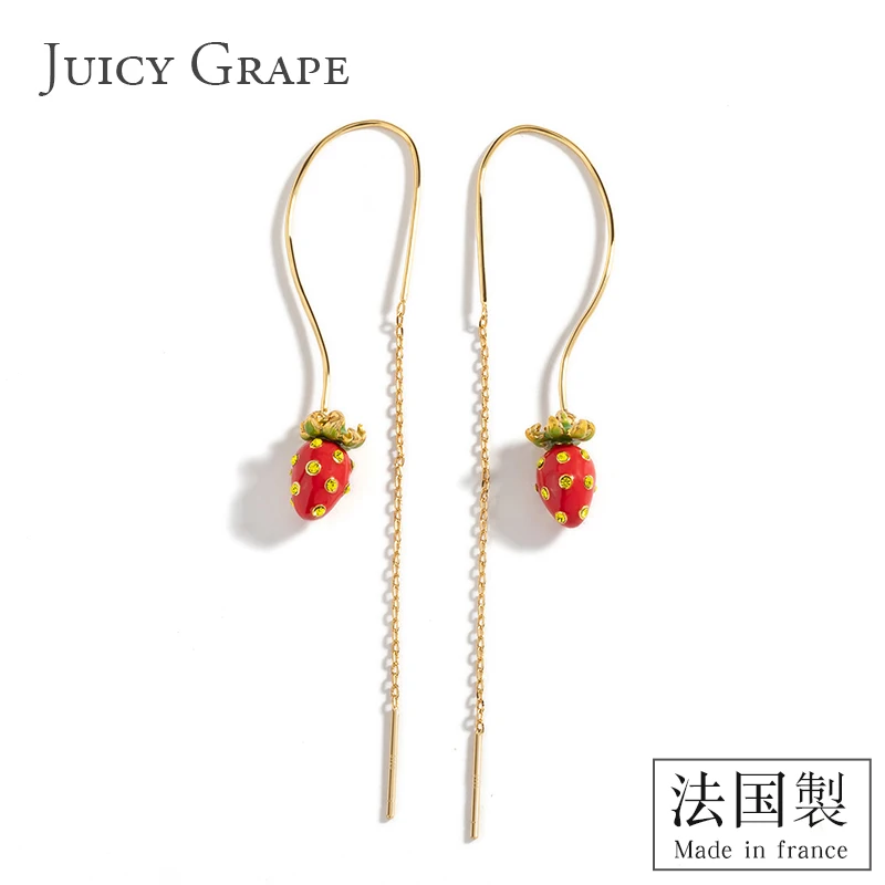 2020 новые темпераментные длинные женские серьги JUicy в форме винограда