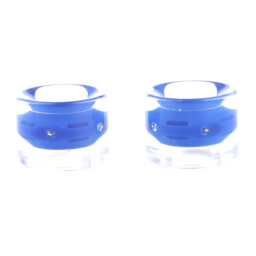 2pcs/Set Smooth LED Longboard Rollen Skateboard Wheels 59mm X 45mm Blue for Skateboard Lovers