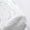 White Men's Rose Pattern Suit Jacket, Wedding Party Dress Coat, High Quality Men Slim Blazers Masculino Big Size M-6XL 2