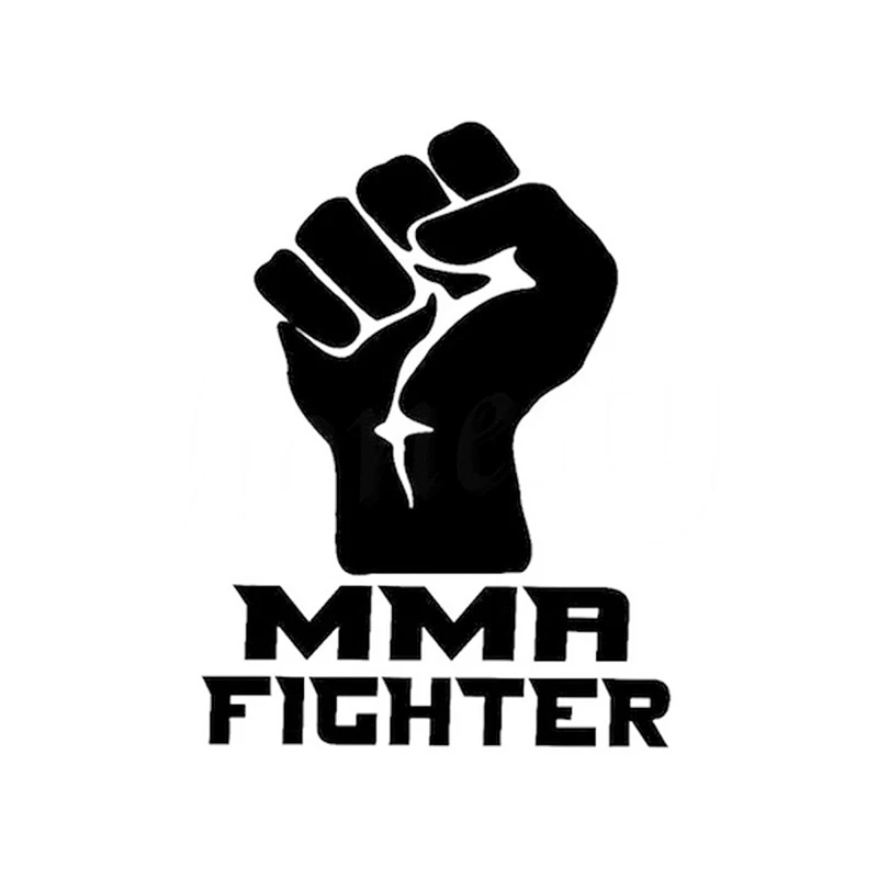 Наклейка на окно MMA Fighter Стайлинг автомобиля наклейка в виде кулака аксессуары |