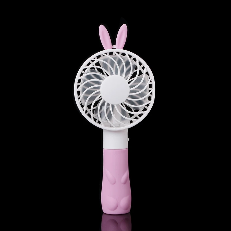 

Portable Hand Fan Battery Operated USB Power Handheld Mini Fan Cooler with Strap 4XFB