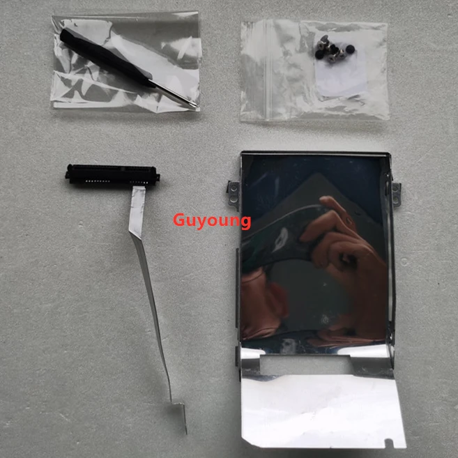 New For Lenovo Y700 Y700-15 Y700-17 Y700-15ISK Hard Drive Connector Caddy Cable & HDD Caddy Bracket SCREW NBX0001GB10 5c10k25544