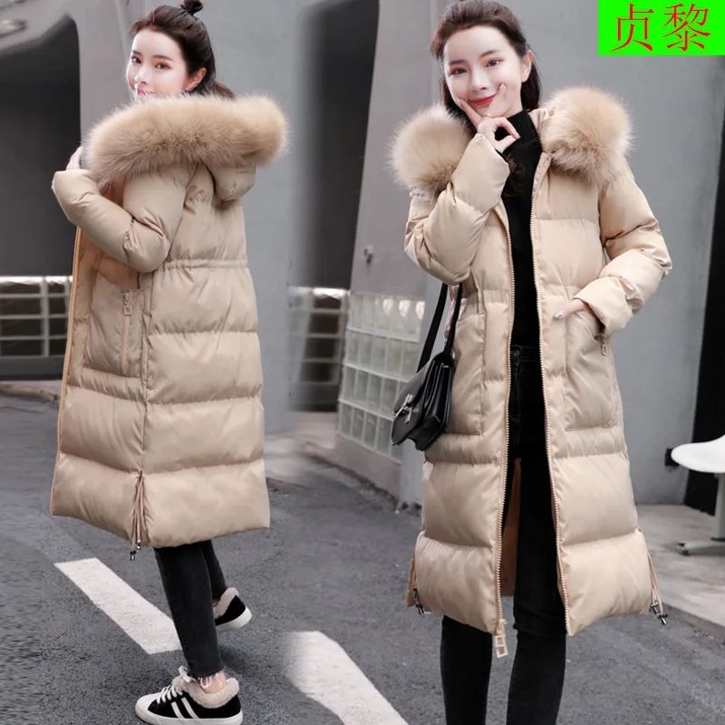 

Cotton-padded Clothes Women's Mid-length 2018 Thick Winter Waist Hugging Slimming Short-height Dongdaemun down Jacket Cotton-pad
