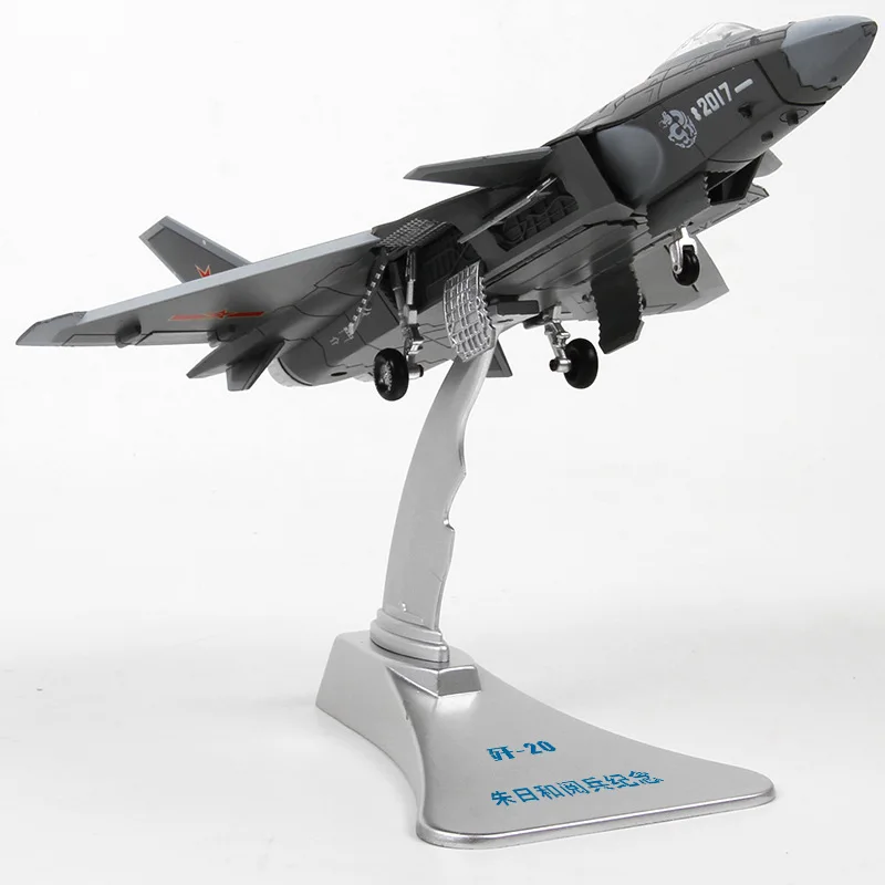 1: 72 J-20 модель Air Show истребитель J20 Скрытая модель самолета военный парадный сплав