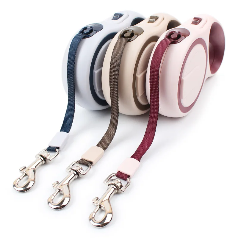 

Dog Leash Automatic Retractable Adjustable Pet Walking Training Extending Traction Rope Leash for Pet Dog 3M/5M