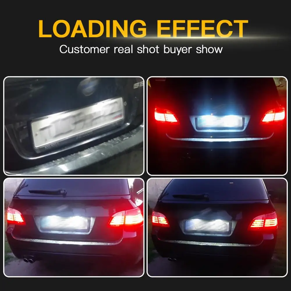 Светодиодный CANBUS Подсветка регистрационного номера автомобиля светодиодная