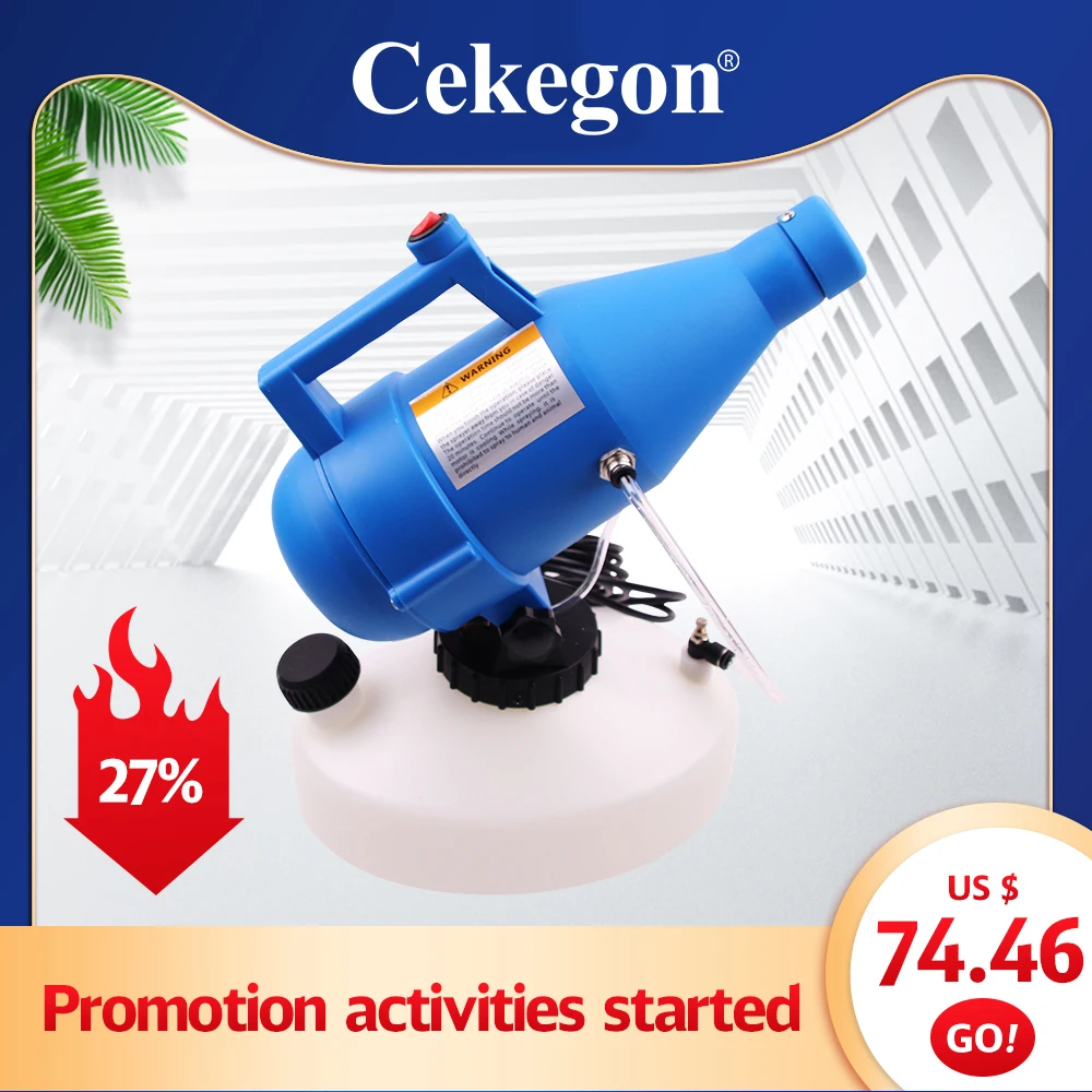 Портативный Электрический Генератор горячего тумана Cekegon л ULV/генератор