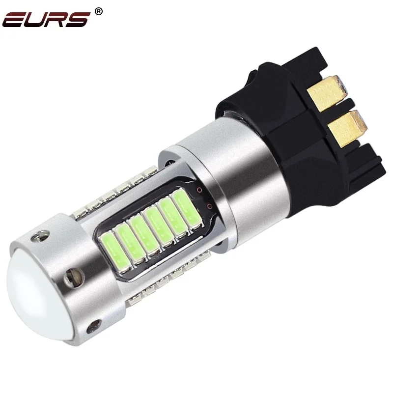 2�� PW24W PWY24W LED �������õ� ���� 4014 30smd DRL �ְ� ����� CANBUS �ڵ��� LED �Ȱ��� ��� ������ Ȳ�� �Ķ���