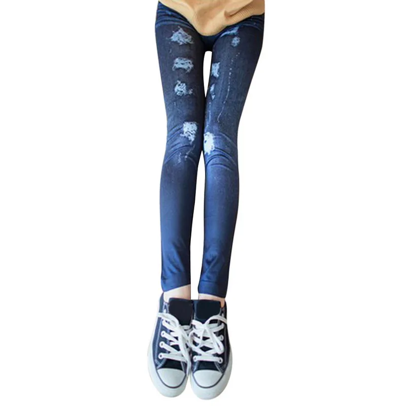 style 2 blue Puimentiua новые узкие женские джинсы стрейч джинсовые брюки Имитация тела ковбой зауженная, с высокой талией обтягивающие леггинсы женские фитнес - Цвет: style 2 blue