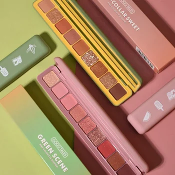 

9 Colors Matte Glitter Shimmer Eyeshadow Palette Waterproof Long Lasting Eye Shadow