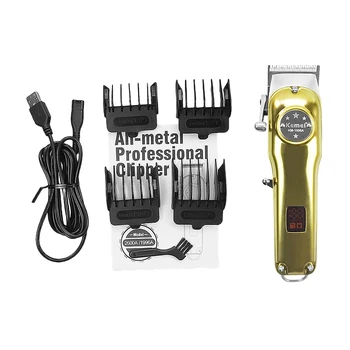 

Kemei Professional Hair Clipper LCD Digital Display Haircut Electric Razor Men's Hair Trimmer Cordless Hair Cutting Machine F40