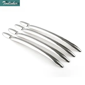 

Tonlinker 8 PCS DIY NEW Stainless Steel The Outer Door Handle Cover Case Stickers for Chevrolet Cruze 2015 Parts Accessories