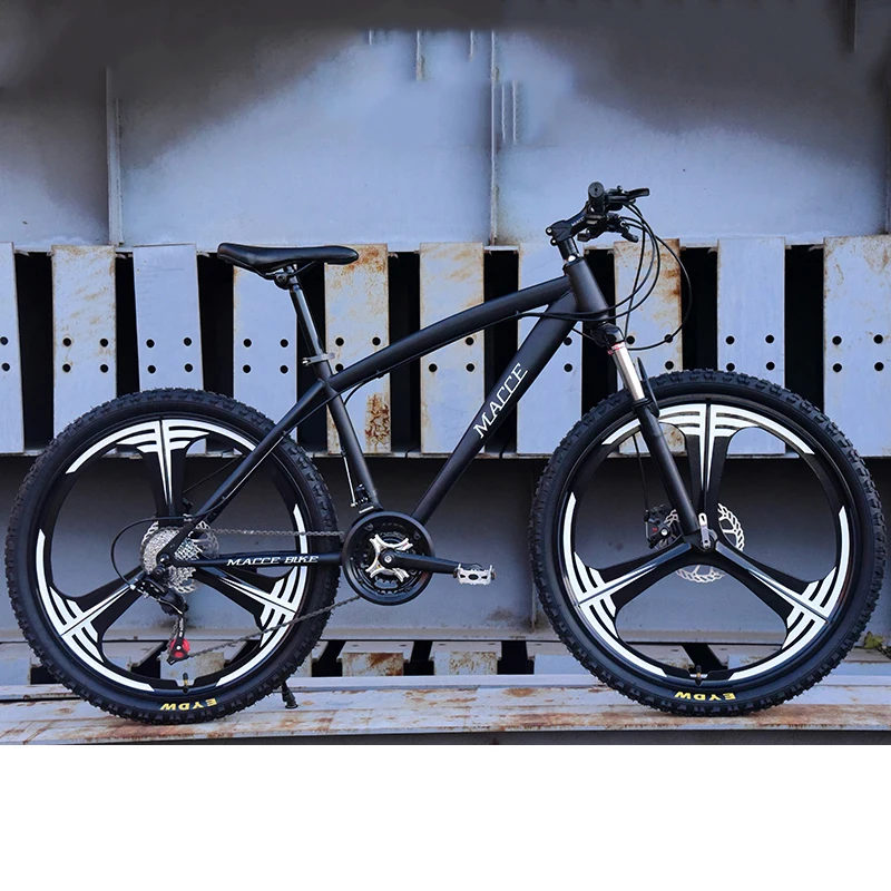 Mountain Bike Bicycle 21/24/27 Speed Double Disc Brake 26 Inch Male And Female Students One-Wheel Variable Speed Bicycle