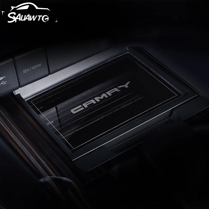 

Car Central Console Storage Box Stowing Tidying Container Cover Trim Interior Moulding For Toyota Camry 2018 2019 Accessories