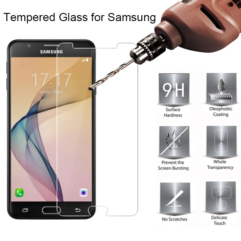 Закаленное стекло 9H HD закаленное защитное для Samsung J7 2017 J5 2016 J3 2015 защита экрана на