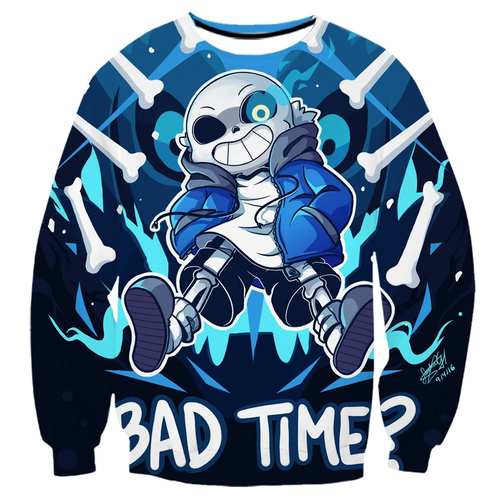 Undertale sans толстовка мужская 3d принт с капюшоном/рубашки/брюки harajuku повседневные