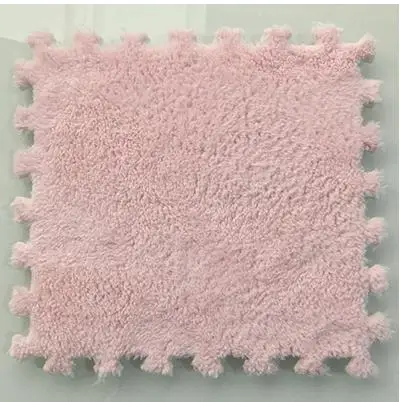pink Напольный коврик, сшитый ковер для спальни, милый напольный коврик, поролоновый коврик, коврик для лазания, промытый бытовой напольный коврик - Цвет: pink