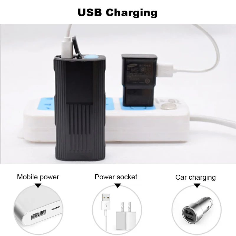 Фонарь велосипедный Аккумуляторный с зарядкой от USB 3000 мА · ч|Велосипедная фара| |
