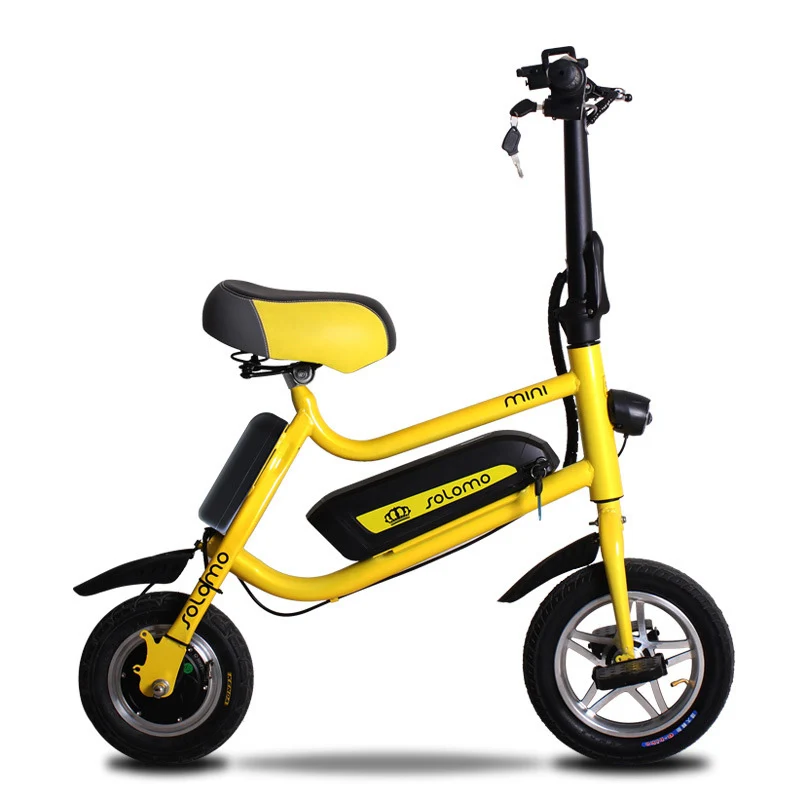 Flash Deal Foldable Electric Bicycle 36V Lithium Battery Single Seat 12-inch Mini Electric Cars Men And Women 4