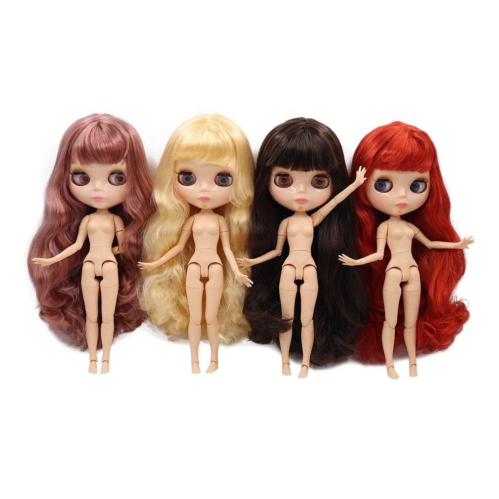 Ледяной DBS Blyth кукла блестящее лицо натуральная кожа совместное тело bjd 1/6