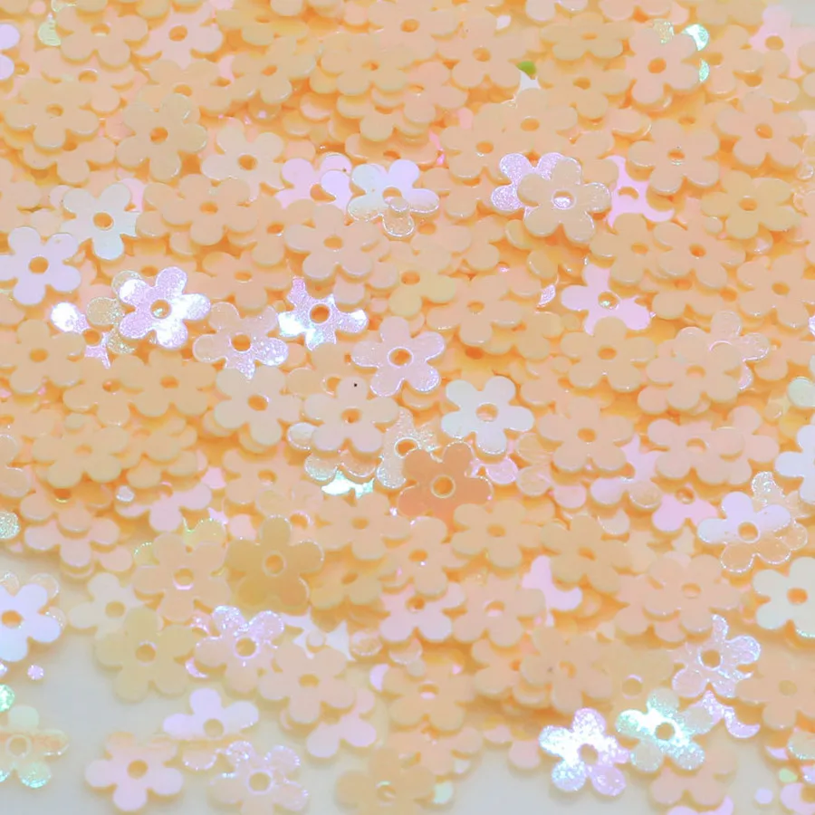 CX/5 mm Flower/20 grams Sequins PVC Flat for DIY Card Making Craft Color Collection
