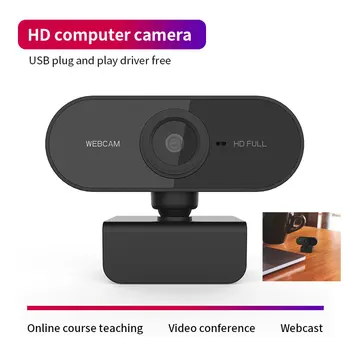 

Mini Computer Webcams 1080P HD Auto Focus Webcam PC Web Camera With Mic Rotatable Cameras For Live Broadcast Video Gamer