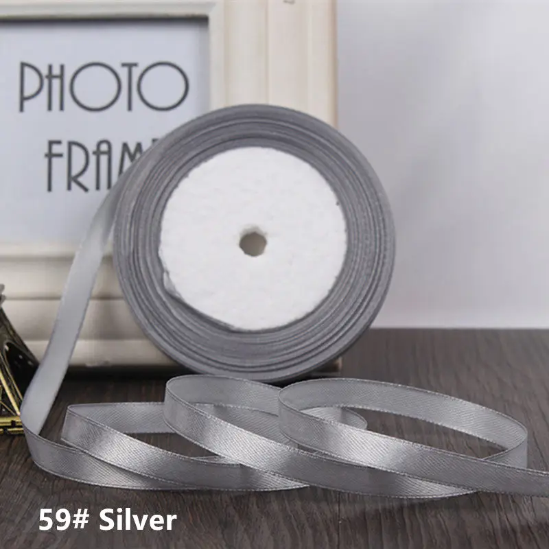 Elegant 25-Yard Grosgrain Satin Ribbon for DIY Wedding & Christmas Decorations, Crafting, Gift Wrapping, and Bow Making – 6mm to 50mm Width