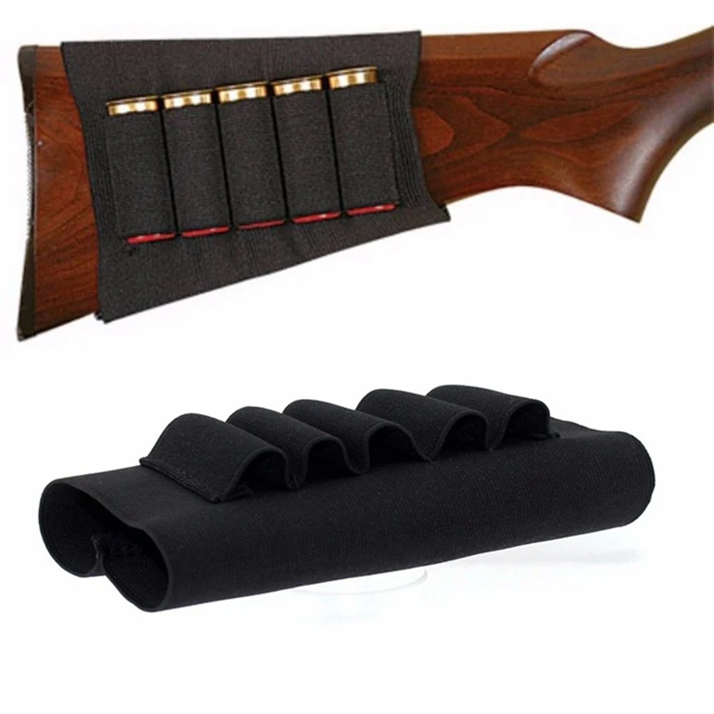 Страйкбольная винтовка охотничья тактическая сумка 5 прикладочных картриджей оболочка держатель эластичная тканевая сумка-переноска сумка