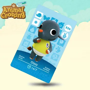 

326 Dizzy Animal Crossing Card Amiibo Cards Work for Switch NS 3DS Games