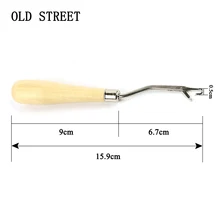 

Hot Sale Hook Needles Pulling with Wooden Braiding Hair Extension Pulling Needle for Crochet Needle