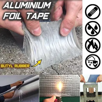 

Sealing Tape PVC 10cm*1.5m Aluminum Foil Tape Water Tap Hose Pipe Bucket Practical Waterproof Tape Home Improvement DIY Useful