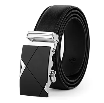 

Luxury Belt Business Male Designer Automatic Buckle Cowhide Genuine Leather Belt 110cm-130cm Belts Ceinture Homme Cinturon