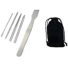 Paracord швейные иглы, набор из нержавеющей стали, портативный инструмент для сглаживания шнуровки для браслета, шнурки, струны, инструменты для использования на открытом воздухе# ND