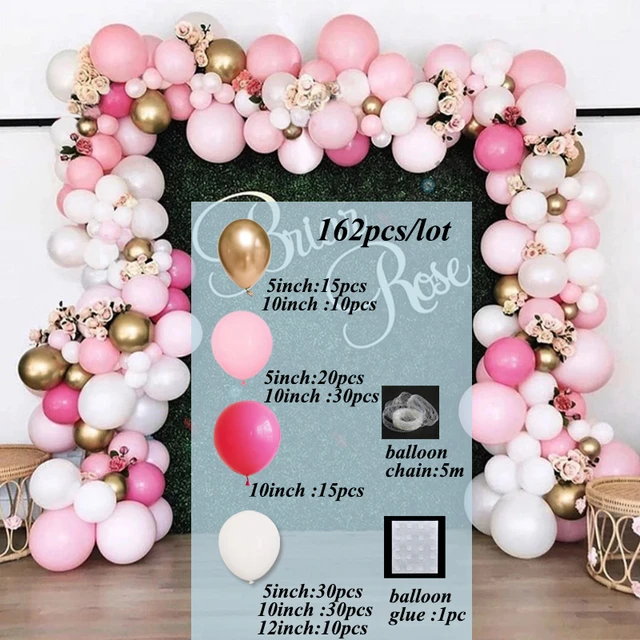 Ballons En Latex Rose Bleu Pour 2 Ans, Décorations De Fête D'anniversaire  Pour Garçon Et Fille, Pour Fête Prénatale - Ballons Et Accessoires -  AliExpress