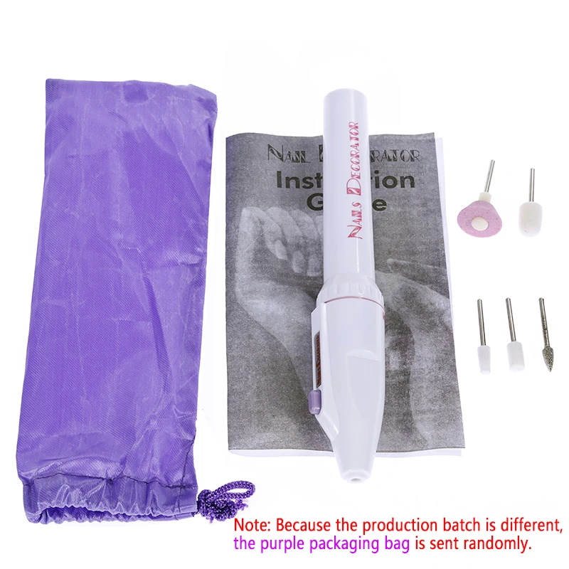 Electric Nail set Manicure Set 5 in 1 Manicure machine Nail Drill File Grinder Grooming kit nail Buffer Polisher remover