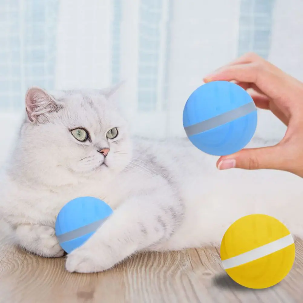 Взрывной Pet прыгающий шар USB электрическая машинка для стрижки животных светодиодный прокатки флэш мяч, забавные игрушки домашнего питомца собаки кошки игрушки, Прямая поставка