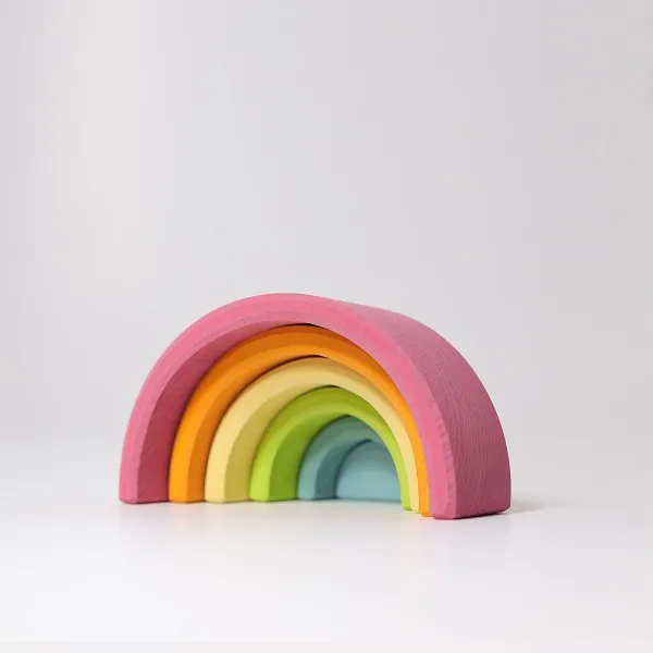 

(Non-Price Inquiry Go Private with) Grimms' Macarons Mini Rainbow Building Blocks Educational Toy Kindergarten