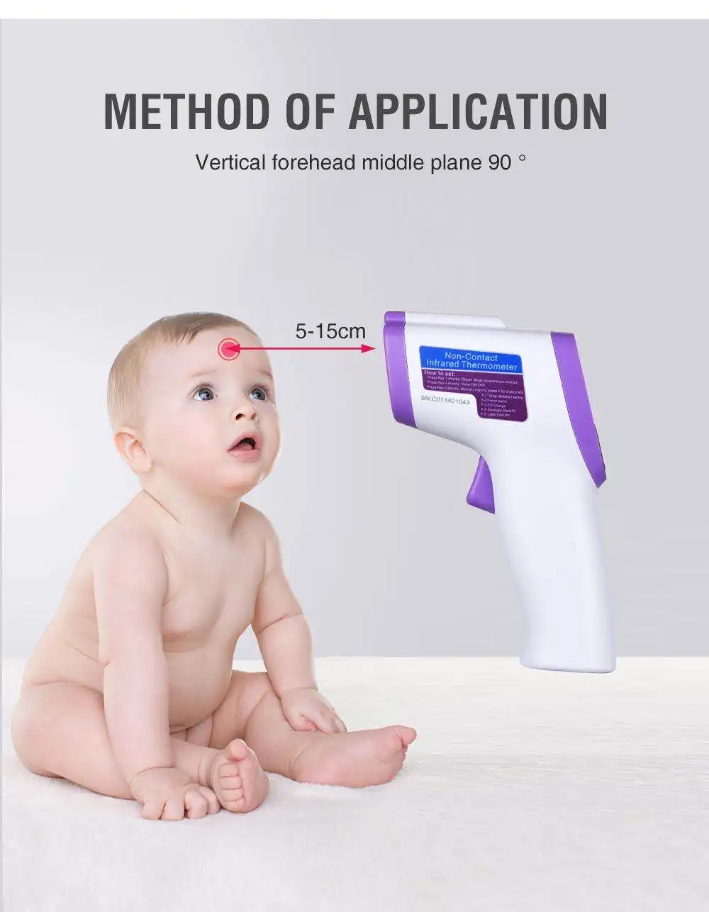 

Muti-fuction Thermometer Baby/Adult Digital Termomete Infrared Forehead Body Non-contact Temperature Measurement Device