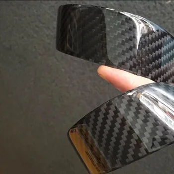 

2pcs Door sill guards Carbon Fiber Scuff Plate Cover Panel 48.5cm * 3.8cm