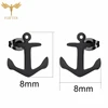 12 Pairs Lot Wholesale Earrings Anchor Stud Earrings Set Ear Lobe Piercing Ring Stainless Steel Jewelry Men Women Accessories 6